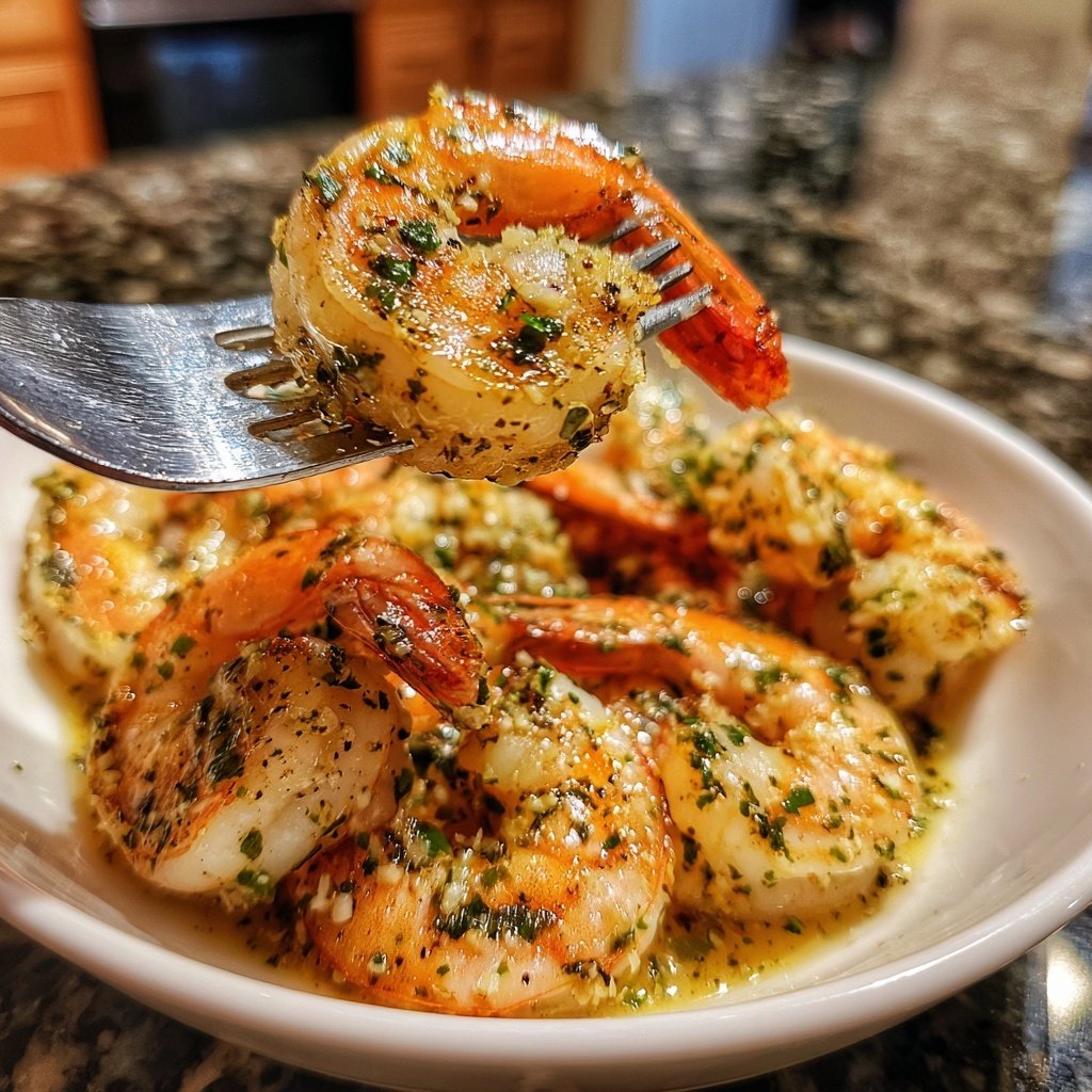 Garlic Butter Shrimp with White Wine