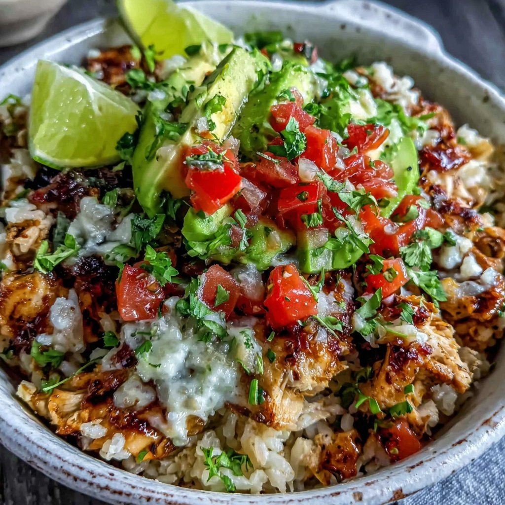 Easy Healthy Chicken Taco Bowl