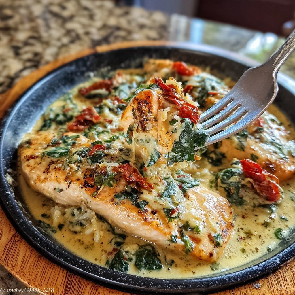 Creamy Tuscan Salmon With Rice
