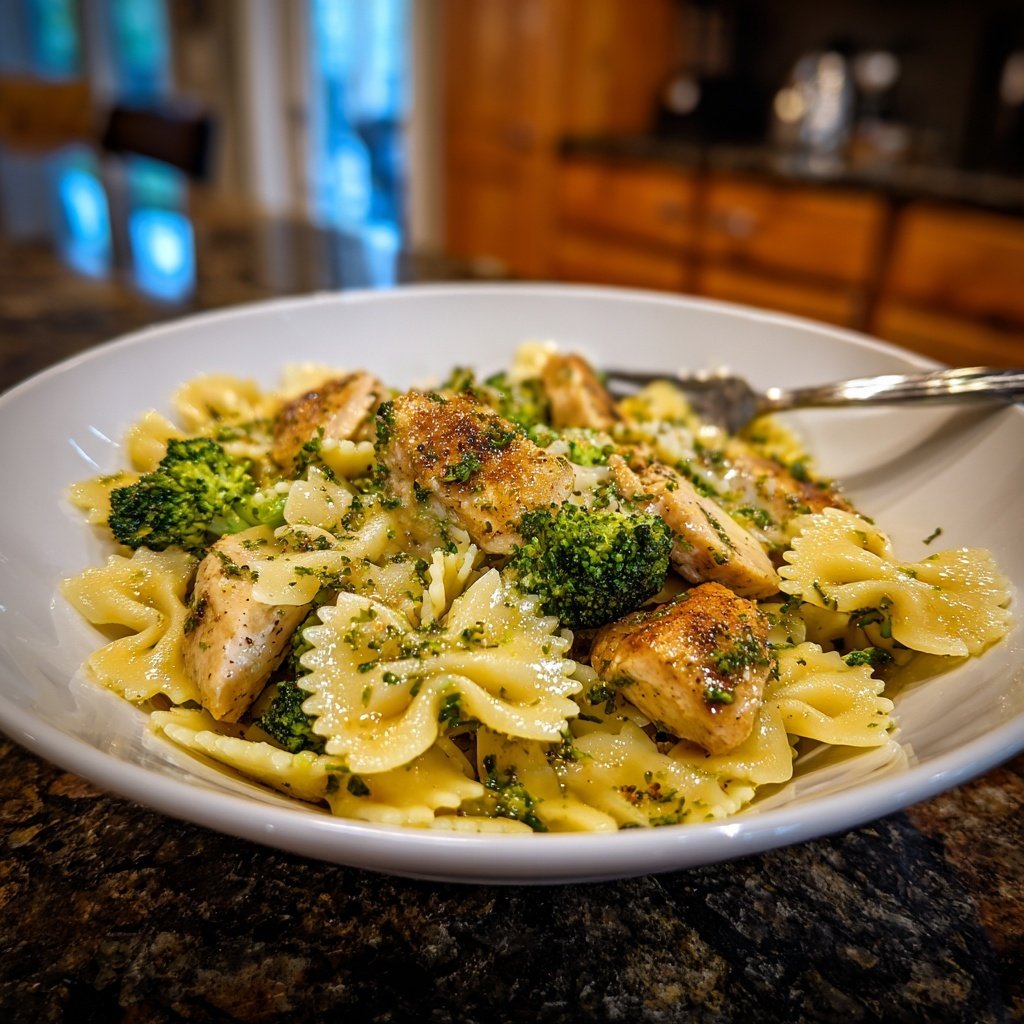 Bow Tie Pasta With Chicken And Broccoli