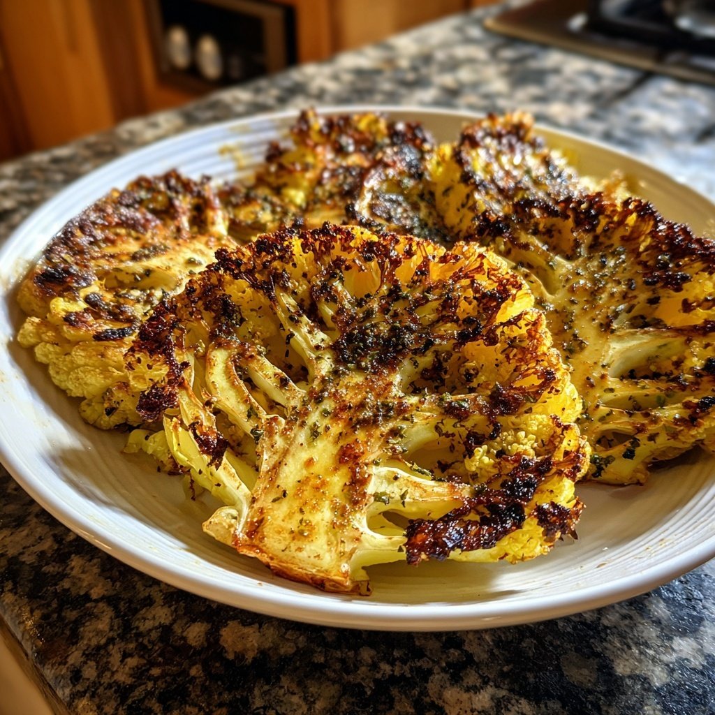 Jamaican Roasted Cabbage Steaks