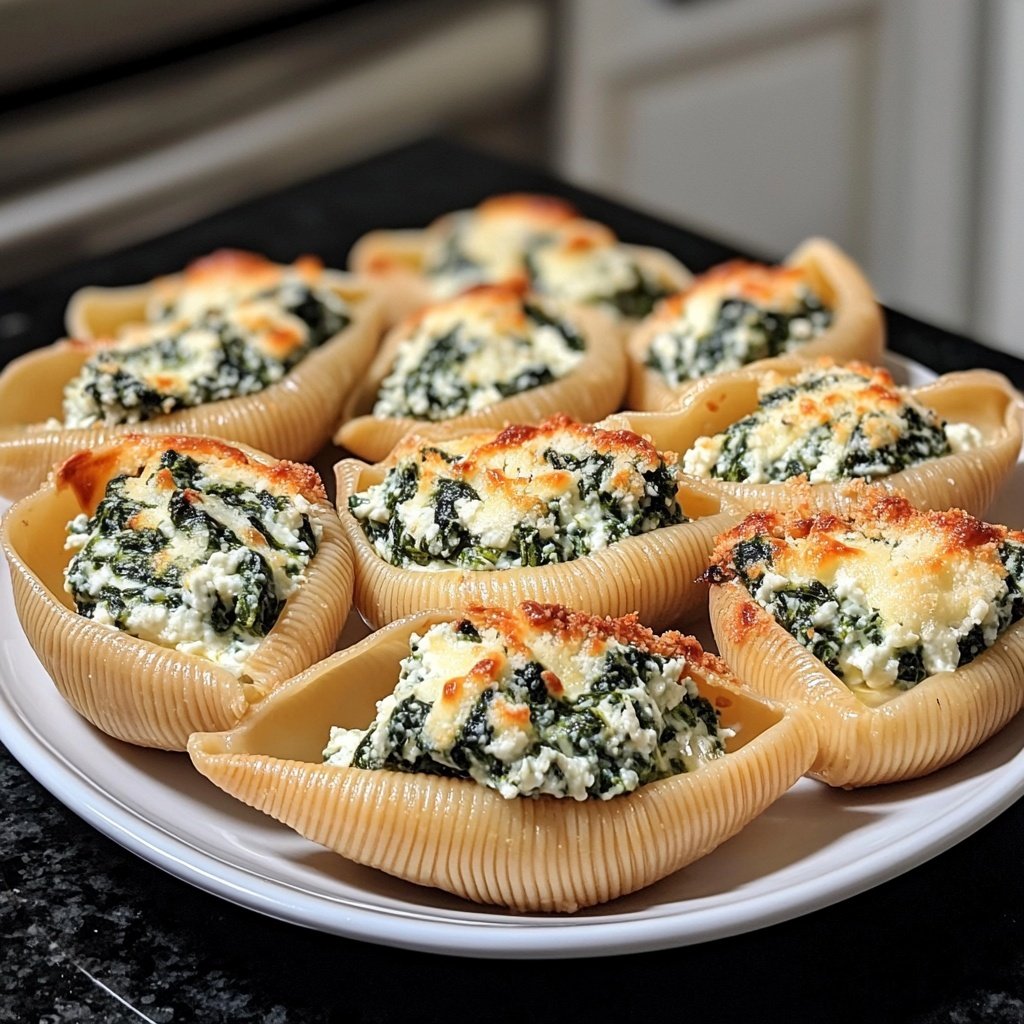 Romantic Spinach Ricotta Stuffed Shells