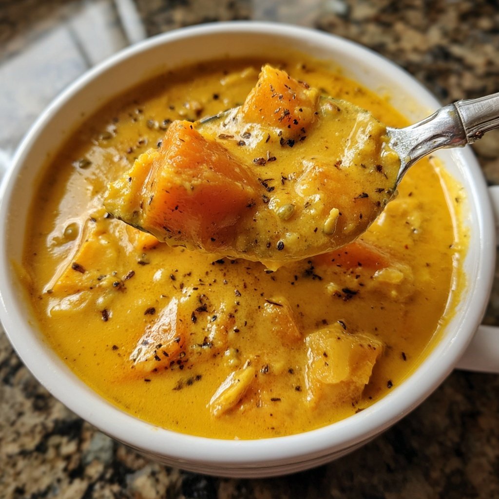 Jamaican Pumpkin Coconut Soup