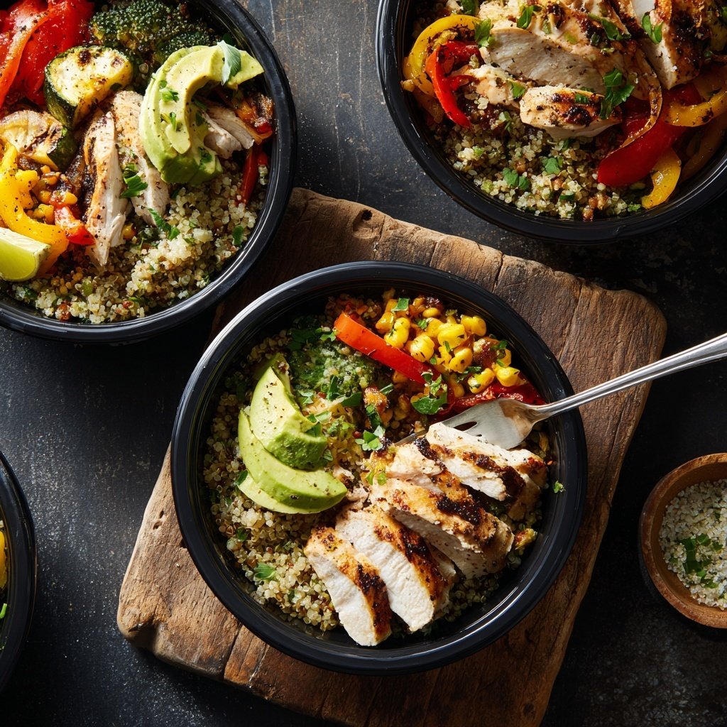 High Protein Meal Prep Bowls