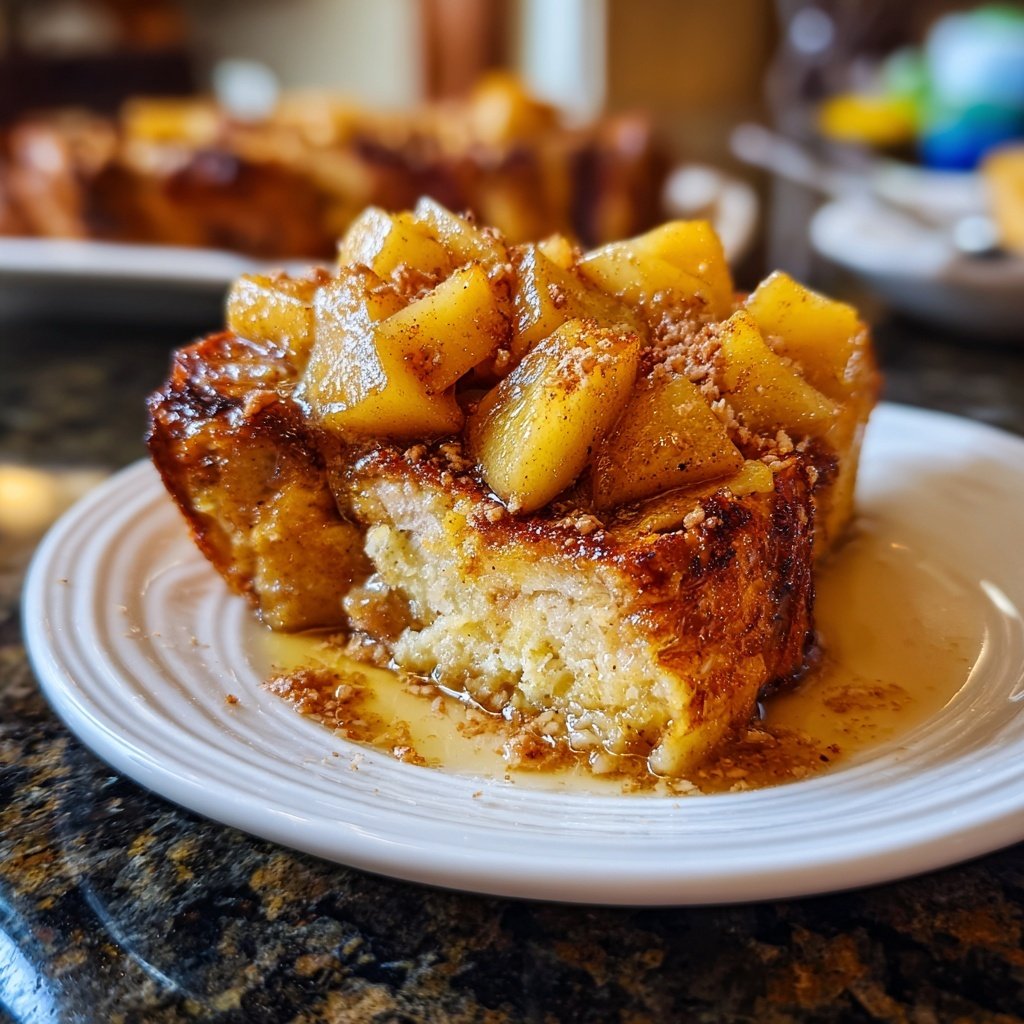 Apple Cinnamon Baked French Toast