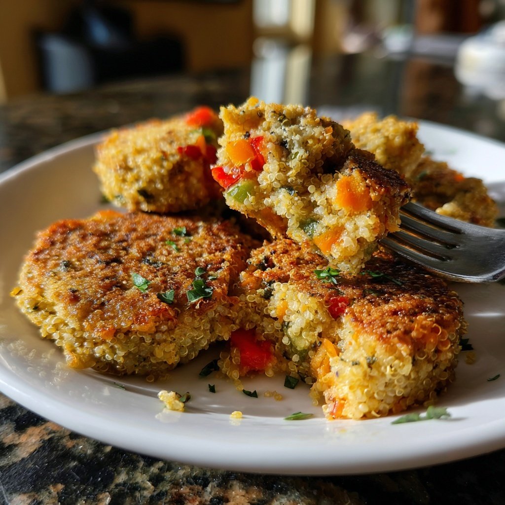 Baked Veggie Quinoa Cakes